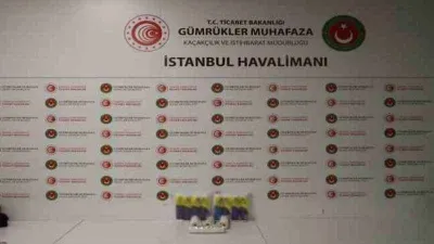 İstanbul Havalimanı’nda 6 buçuk kilo kokain ele geçirildi