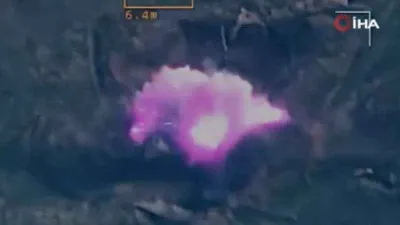 Azerbaycan, yasadışı Ermeni silahlı kuvvetlerine ait çok sayıda siper, sığınak ve askeri konvoyu imha etti