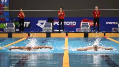 Körfezli genç yüzücüden milli derece