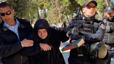  İşgalci İsrail güçlerinin zulmü bitmiyor: Kur’an-ı Kerim okuyan kadın gözaltına alındı