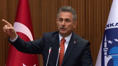 Başkan Köse'nin konuşması sırasında CHP ve İYİ Parti grupları meclis salonunu terk etti