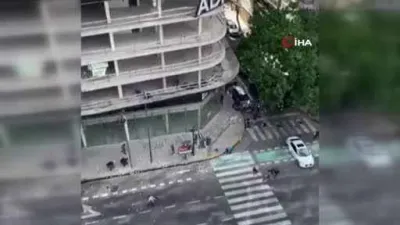 Para dolu çanta sokağa savruldu