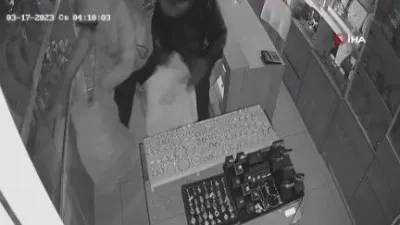 8 milyon TL’lik kuyumcu soygunu kamerada