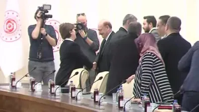 EYT’lilerden Bakan Bilgin’e teşekkür ziyareti