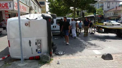 İETT otobüsü kırmızı ışıkta geçti