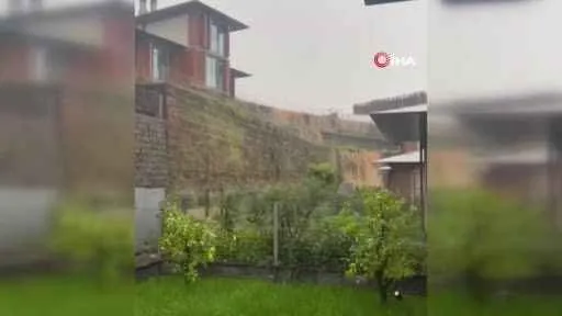 Beykoz Riva'da aşırı yağıştan dolayı evleri su bastı