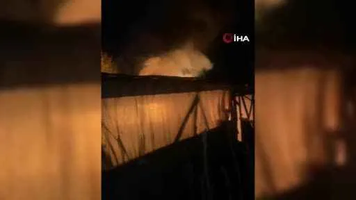 Bolu’da samanlık alevlere teslim oldu