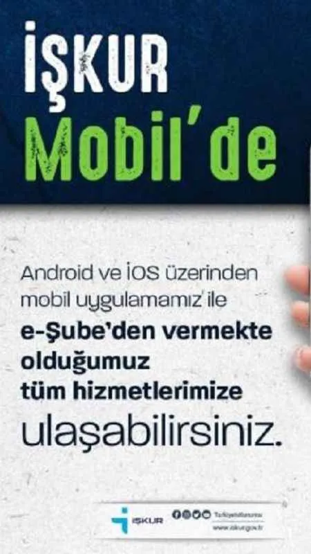 İŞKUR mobil uygulamayla hizmet vermeye başladı