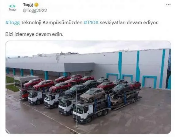 Yerli otomobilin sevkiyatları başladı