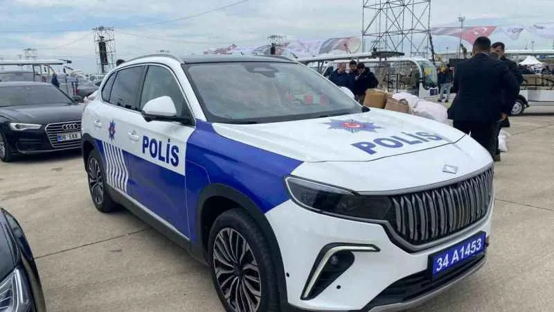 Togg şimdi de polis arabası oldu