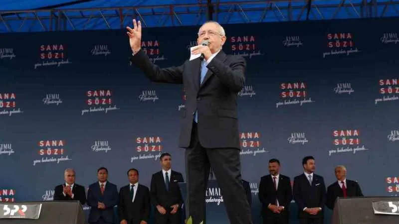 Kılıçdaroğlu, Erzincan’da miting yaptı