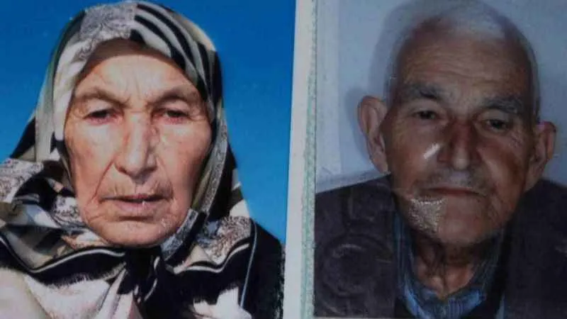 Yaşlı çiftin inadı ölünce bile devam etti!