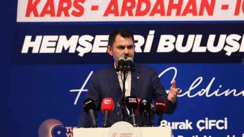 Bakan Kurum: “Türkiye Yüzyılı’nın türküsünü söyleyeceğiz”