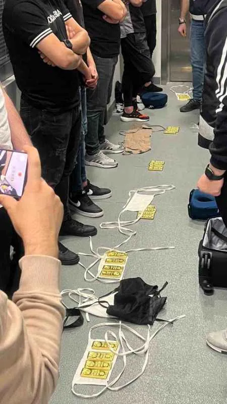İstanbul Havalimanı’nda külçe altın operasyonu