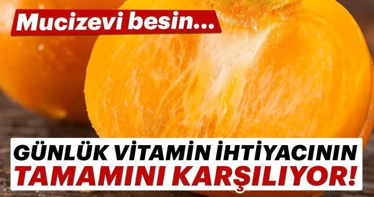 Bu besin günlük vitamin ihtiyacının tamamnın karşılıyor!