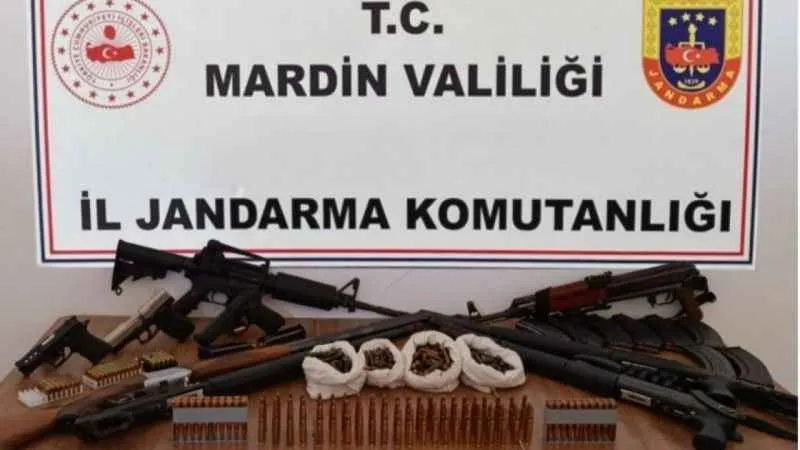 Mardin’de silah ve mühimmat ele geçirildi