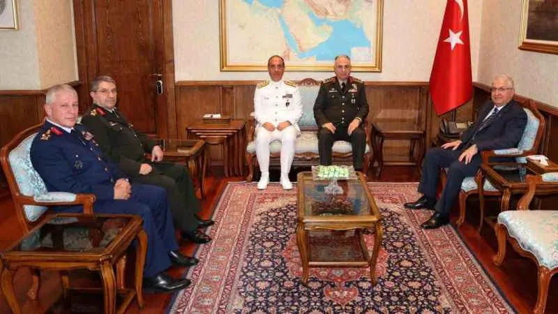Bakan Güler, TSK Komuta Kademesi’ni kabul etti