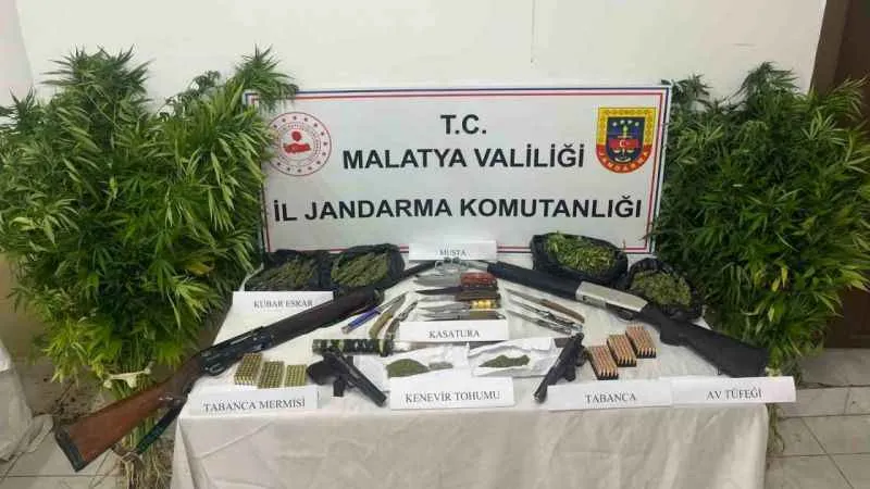 Malatya’da jandarmadan zehir tacirlerine büyük darbe