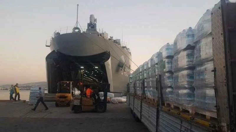 TCG Sancaktar Libya’ya yardım ulaştırmak için yola çıktı