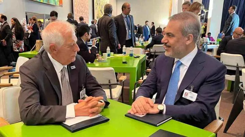 Dışişleri Bakanı Fidan, AB Yüksek Temsilcisi Borrell’le görüştü
