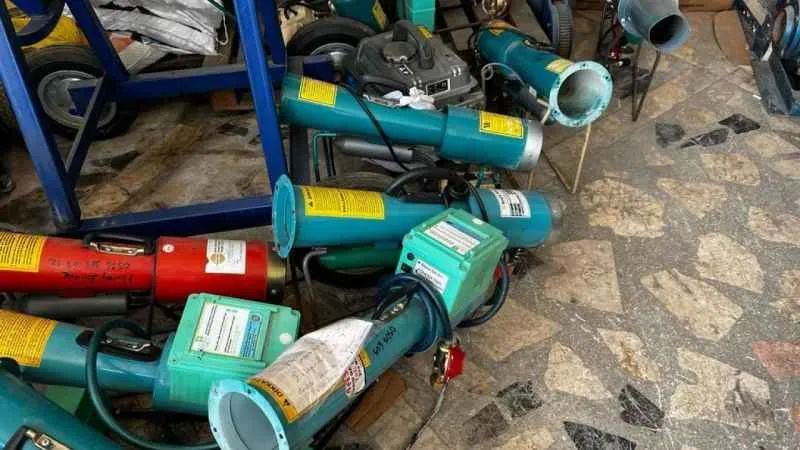 Domuzların talanına karşı çiftçilerden piknik tüplü ’ses bombası’ önlemi