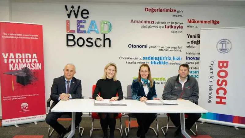 Bosch’tan 50 meslek lisesi öğrencisine TEV burs desteği