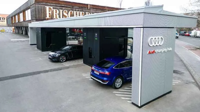 Audi kullanıcıları araçlarını şarj ederken keyifli zaman geçirebilecek