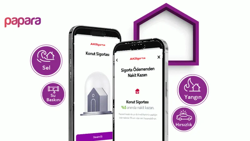 Papara, 3 farklı paketle 'Konut Sigortası' sunuyor