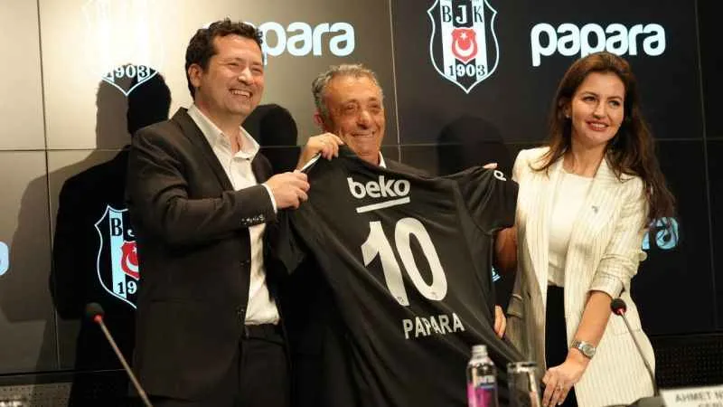Beşiktaş Futbol A Takımı’nın konç ve kol sponsoru Papara oldu