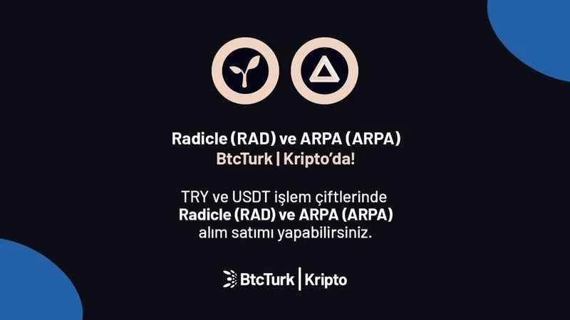 BtcTurk Kripto’da iki yeni kriptopara listelendi