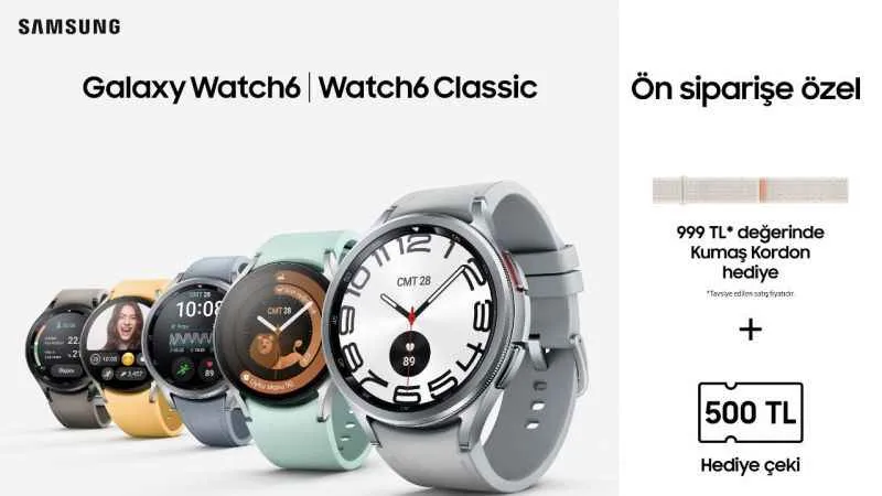 Samsung Galaxy Watch6 Serisi avantajlı kampanyalarla satışa sunuldu 