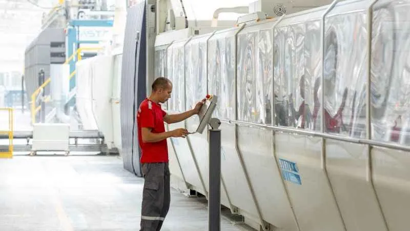 Kaleseramik 160X320 cm ebadındaki  Kalesinterflex üretimine başladı