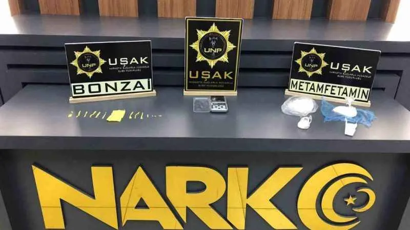 Uşak’ta uyuşturucu operasyonunda 1 kişi tutuklandı