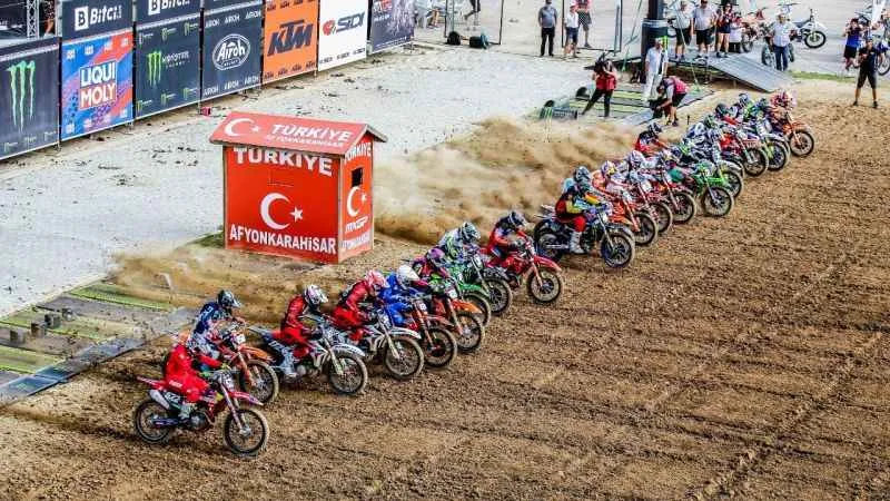 Dünya Motokros Şampiyonaları haftasonu Afyonkarahisar’da, canlı yayınla 180 ülkede