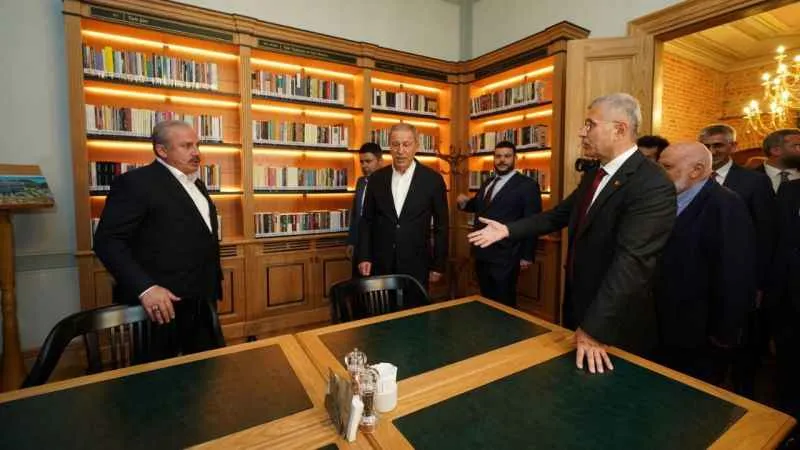 Dünyanın en güzel kütüphanelerinden biri Kandilli'de açıldı