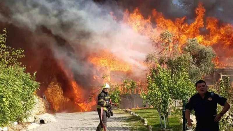 Fethiye Göcek’te orman yangını