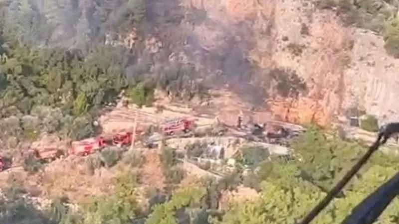 Fethiye’deki orman yangını kontrol altına alındı