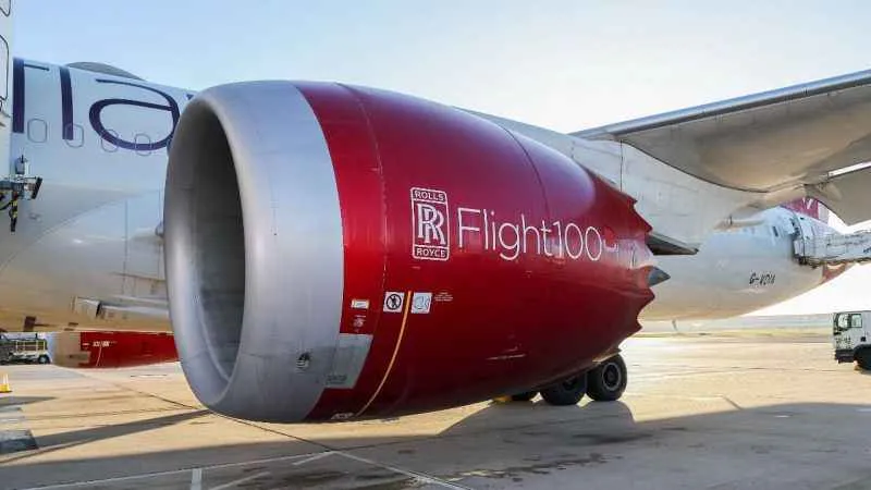 Rolls-Royce Trent 1000 motorları %100 Sürdürülebilir Havacılık Yakıtı kullanılarak gerçekleştirilen uçuşa güç verdi