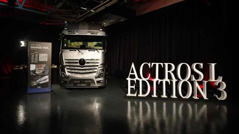 400 adet üretilen Actros L Edition 3 ilk kez Türkiye yollarında 