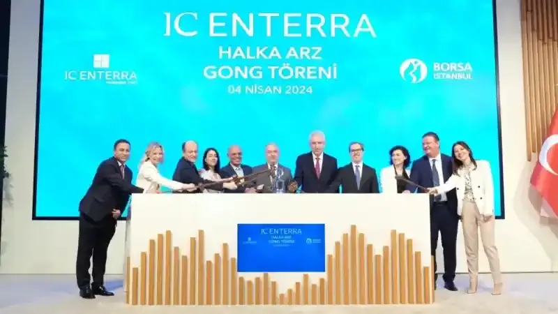 Borsa İstanbul’da gong, “IC Enterra Yenilenebilir Enerji” için çaldı