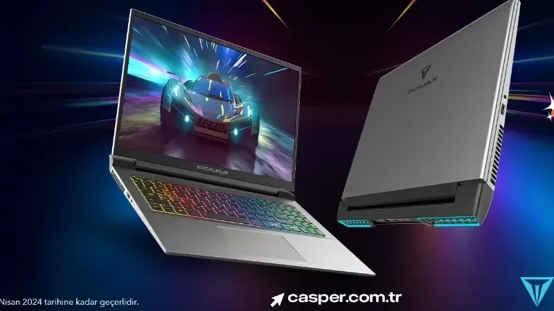 Excalibur dizüstü bilgisayarlarda nisan sonuna kadar yüzde 10 bahar indirimi