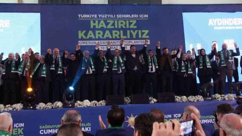 AK Parti Giresun’da belediye başkan adaylarını tanıttı