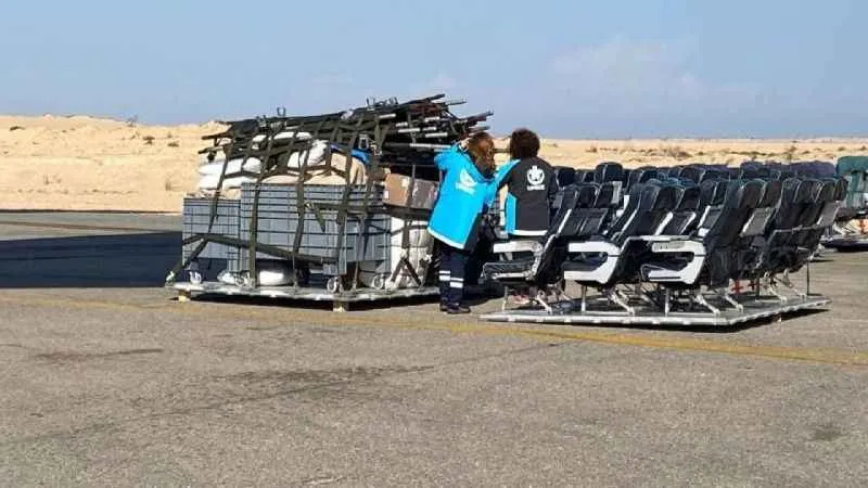 Gazze için Kayseri’den çıkan ‘insani yardım’ Mısır’a ulaştı