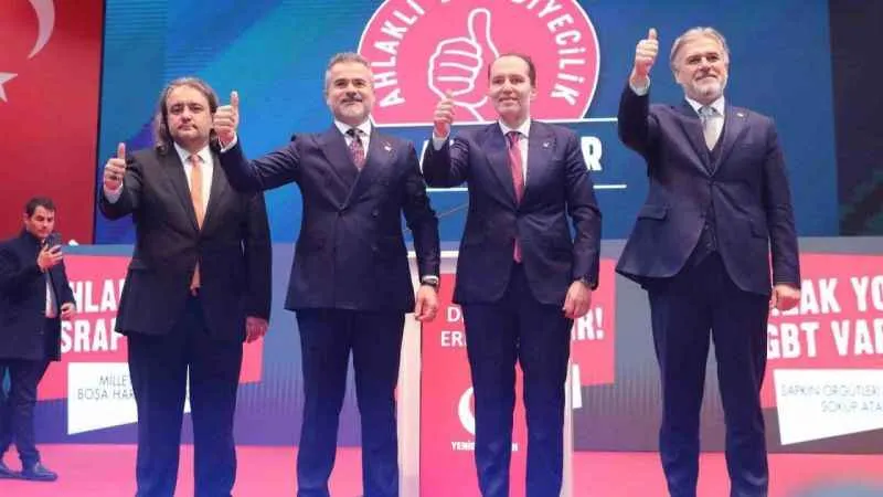 Yeniden Refah Partisi Genel Başkanı Erbakan: “Kimseye kazandırmak için değil, kendimiz kazanmak için seçimdeyiz”