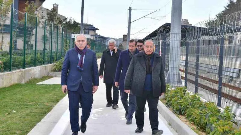 Fatih Belediye Başkanı Turan, Sirkeci - Kazlıçeşme Raylı Sistem Hattı çalışmalarını yakından inceledi