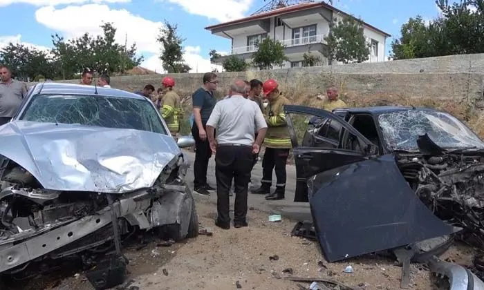 Kırıkkale’deki kazada 10 kişi yaralandı