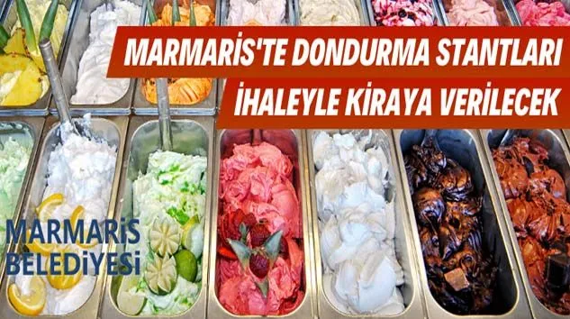 Dondurma stantları ihaleyle kiraya verilecek
