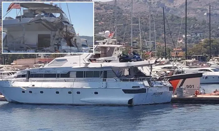 Bodrum’da kaçmaya çalışan lüks yat, ateş açılarak durduruldu