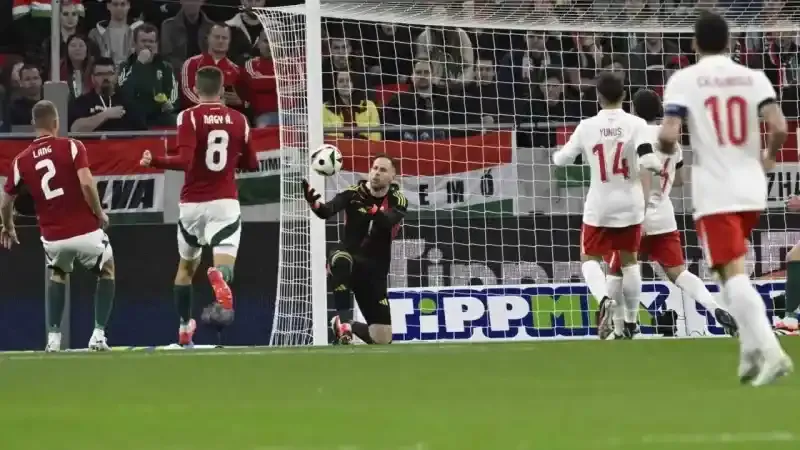 A Millilerimiz özel maçta Macaristan'a mağlup oldu