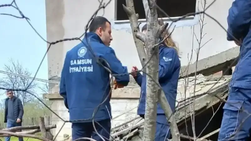 Samsun’da yeni yapılan balkon çöktü: Ahmet Dişikara hayatını kaybetti